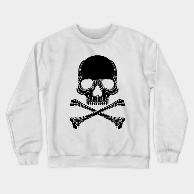 Cross bones and skull Crewneck Sweatshirt by OccultOmaStore